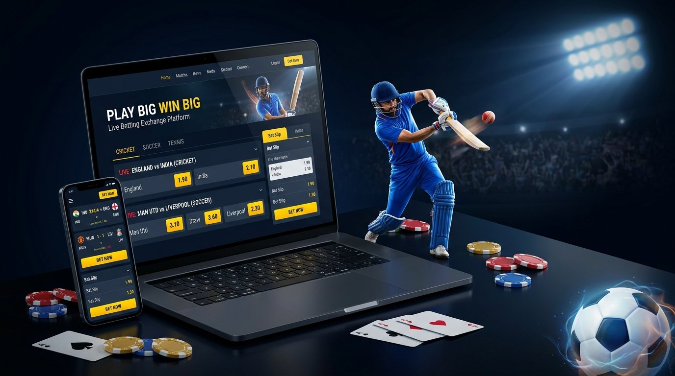 Premium Betting Website Platform 3D Showcase