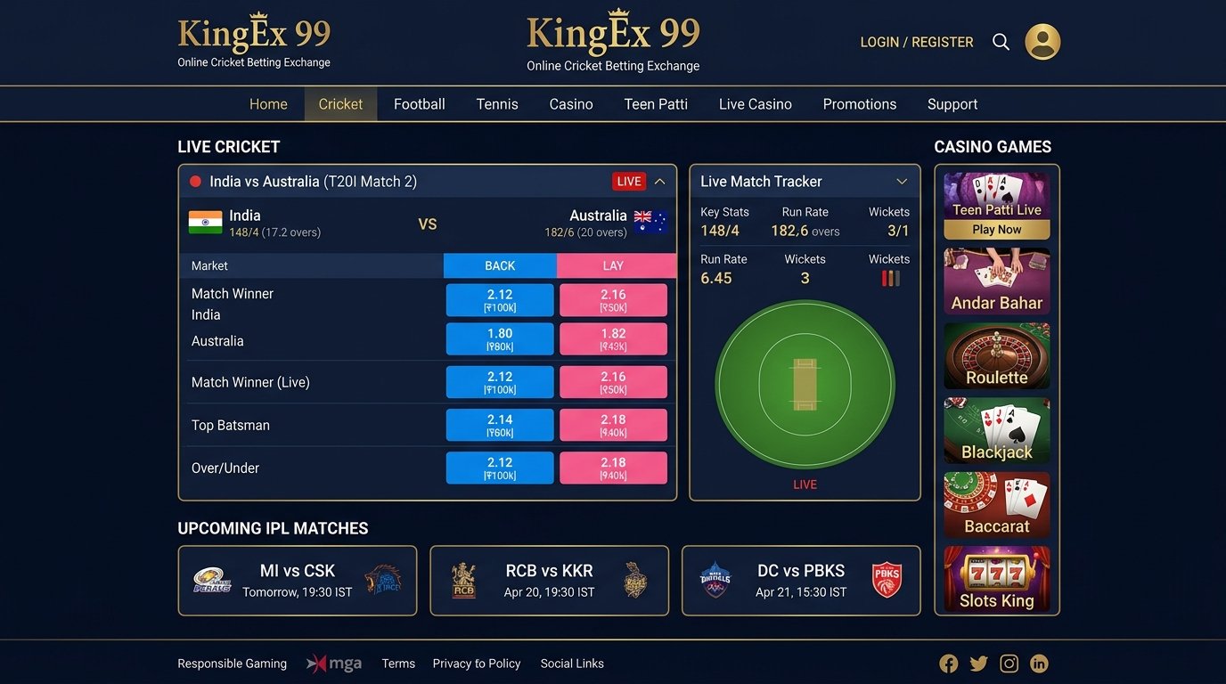 KingEx 99 Mobile View